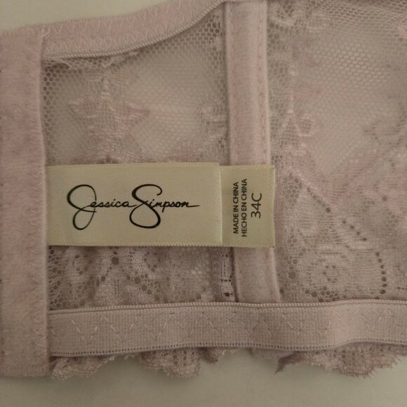 Jessica Simpson light pink long line bra Size 34C - Picture 4 of 4